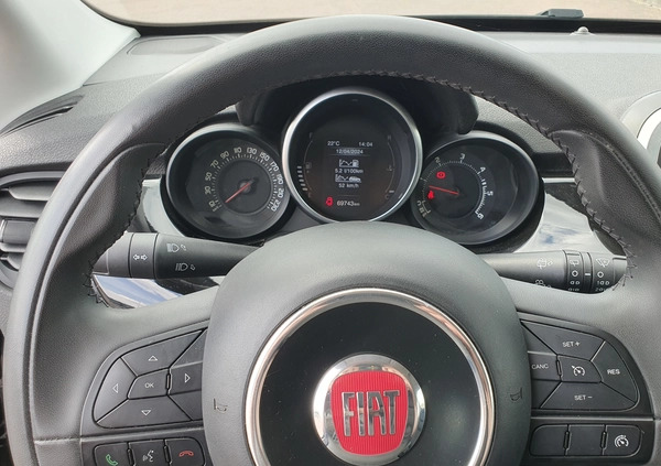 Fiat 500X cena 49000 przebieg: 69000, rok produkcji 2017 z Ostrzeszów małe 121